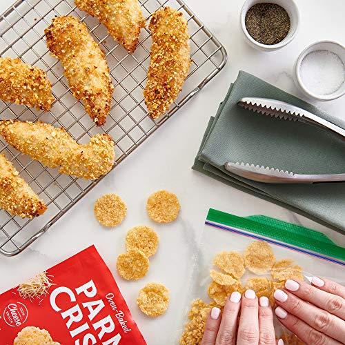 Parmcrisps ParmCrisps – Four Cheese Parm Crisps, Made Simply with 100% REAL Cheese | Healthy Keto Snacks, Low Carb, High Protein, Gluten Free, Oven Baked, Keto-Friendly | 1.75 Oz (Pack of 6)