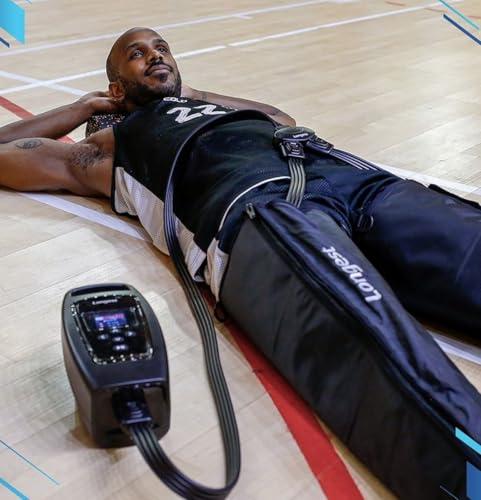 LONGEST LONGEST Lymphedema Pumps Legs Air Compression Recovery Boots Leg Recovery Compression System Machine for Swelling, Circulation & Pain Medium