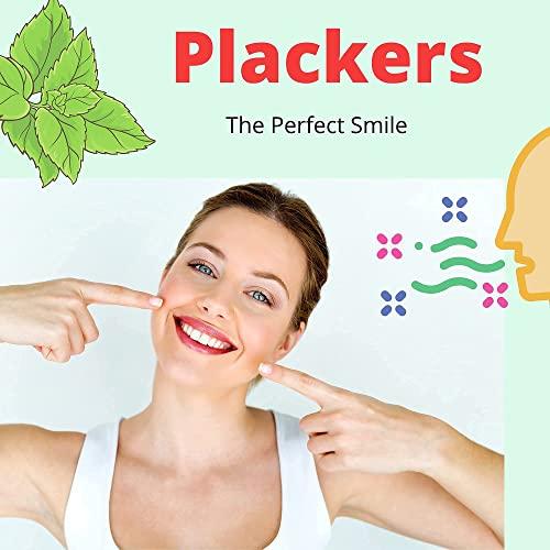 Plackers Plackers Micro 12 Count Flosser with Travel Case, Mint, 4-Pack