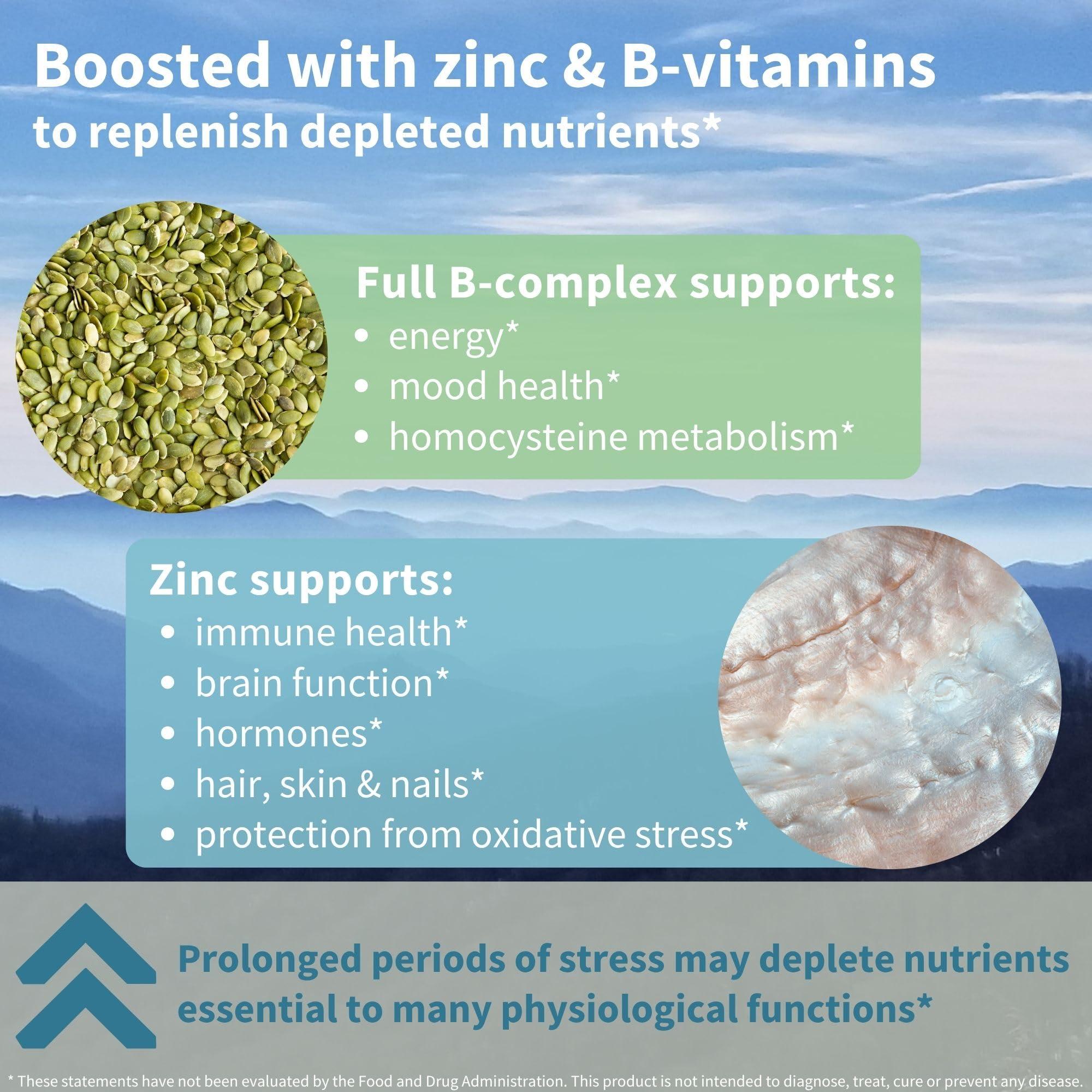Igennus Healthcare Nutrition Igennus Advanced Ashwagandha KSM-66, L-Theanine & Magnesium, Clean Label, Multi Action Adaptogen Complex for Stress Support with Zinc & B Vitamins, 60 Vegan Capsules