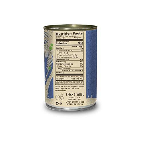COCOGOODSCO CocoGoodsCo Vietnam Single-Origin Organic Coconut Milk Lite/Light/Low-fat 13.5 fl. oz - Gluten-free, Non-GMO, Vegan, & Dairy-free (Pack of 6)