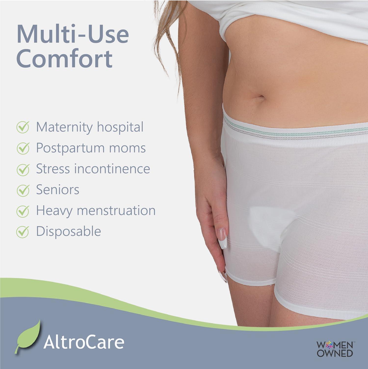 AltroCare AltroCare 5-Pack Disposable, Postpartum and Incontinence Underwear - Size L/XL