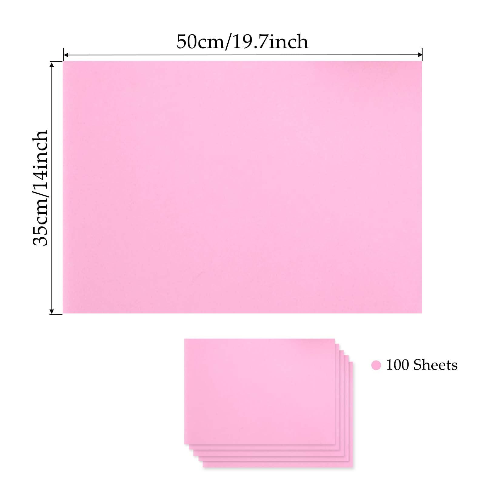 RINDOJIN RINDOJIN 100 Sheets Hot Pink Tissue Paper for Gift Bags 14 x 20 Inches Wrapping Tissue Paper Hot Pink Wrapping Paper for Gift Packaging Filler Art Crafts Wedding Birthday Gift Wrapping Paper