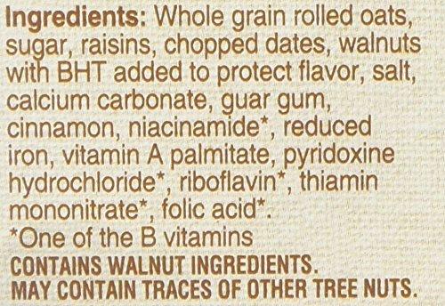 Quaker Quaker Instant Oatmeal Raisin, Date & Walnut, 1.3 Ounce 8 Count (Pack of 3)