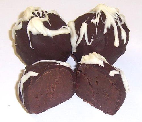 Scott's Cakes Scott's Cakes Milk Chocolate Truffles Covered in Dark Chocolate in a 1 Pound Ribbon-n-Holly Box