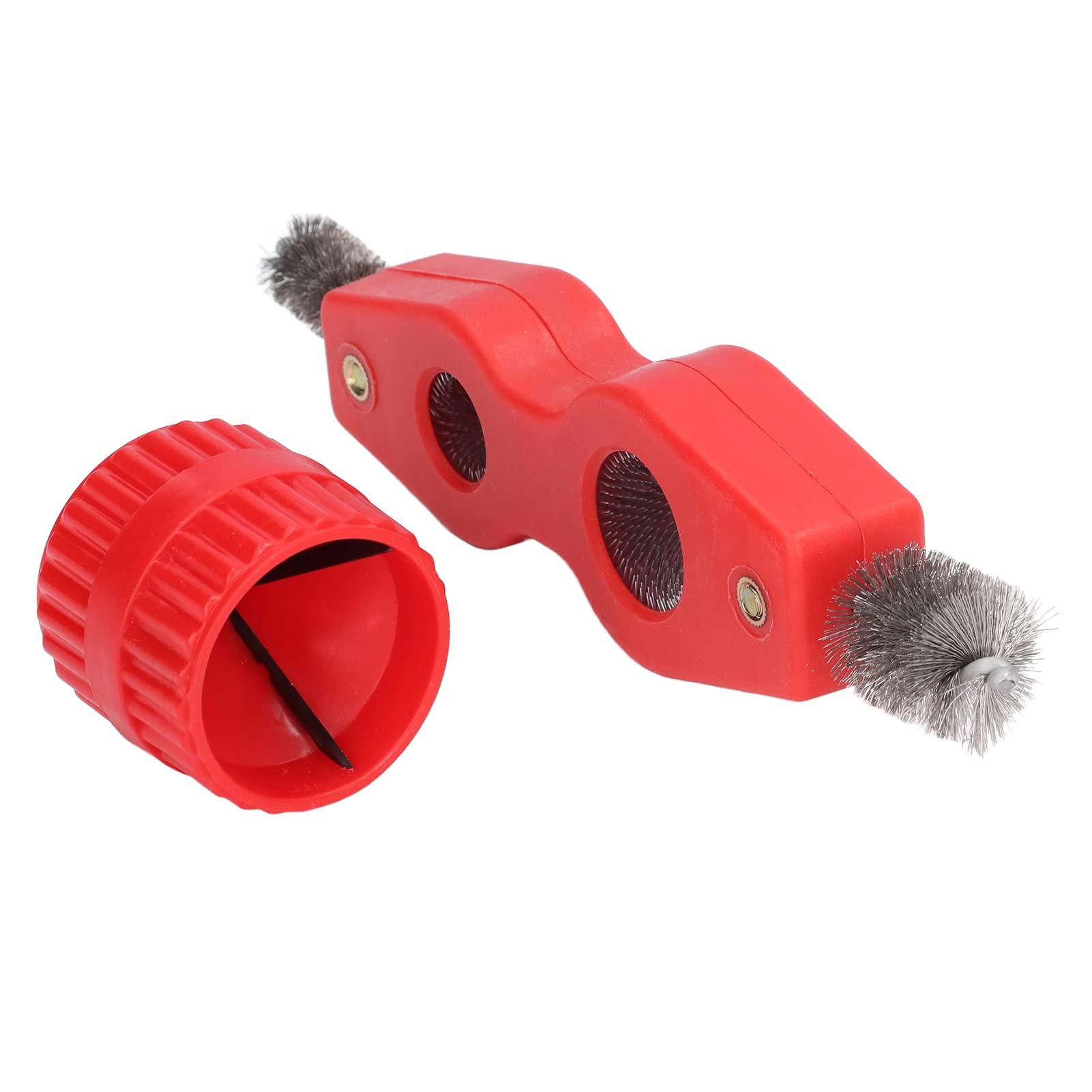 WinmetEuro Copper Pipe Cleaner, 15mm and 20mm Sizes Multifunctional Scratch Resistant Tube Reamer for Tubing Polishing and Cleaning