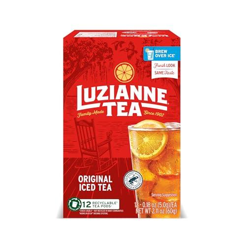 Luzianne Luzianne Unsweetened Iced Tea Single Serve Pods, 12ct Box (Pack of 1)