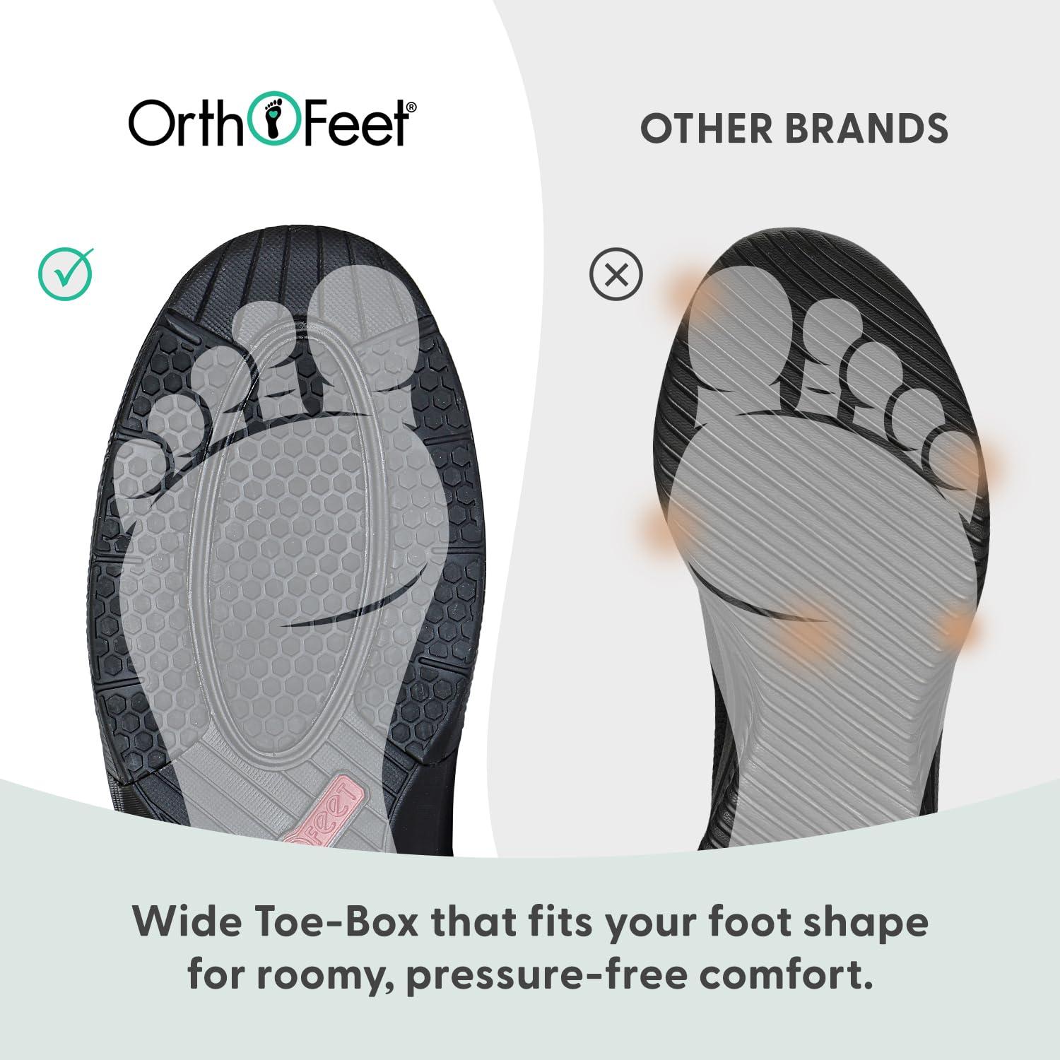 Orthofeet Orthofeet Men\'s Orthopedic Black Knit Yari Hands-Free Sneakers, Size 14