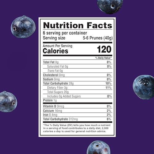 Looney Pruney Looney Pruney Smalls Fruit Snacks | Naturally Sweet Bite-Sized Prunes | Organic Fruit Snack Packs For Kids & Adults | Vegan Food With No Added Sugar & Preservatives | Kosher | 9 oz. (Pack of 6)