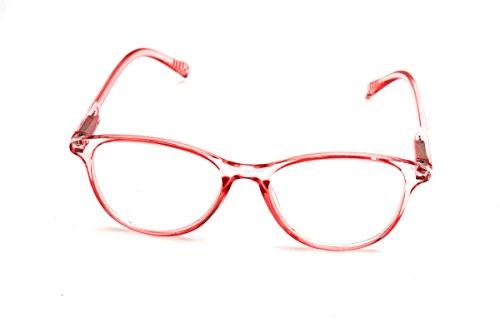 COLOR VIPER ColorViper Multifocal Progressive Computer Lens Multiple Strengths in 1 Reader Allow Switch Free Multitasking (2957 transparent pink, 3.50)