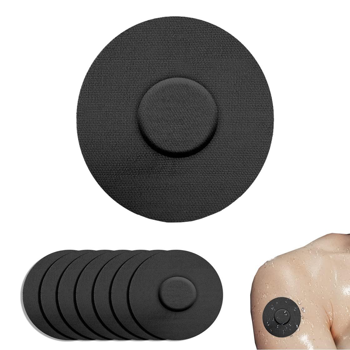 Bomister 60 Pieces Waterproof Sensor Covers for Freestyle Libre 1/2/3, Sweatproof CGM Sensors Adhesive Patches,Pre-Cut Continuous Glucose Monitor Protection,No Glue in The Center of Tape