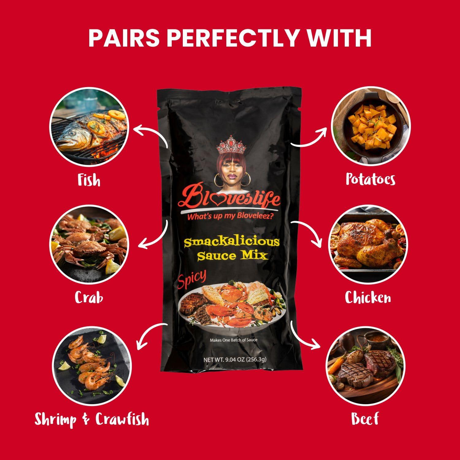 Bloveslife Blove\'s Smackalicious Sauce Seasoning Mix Flavor Pack