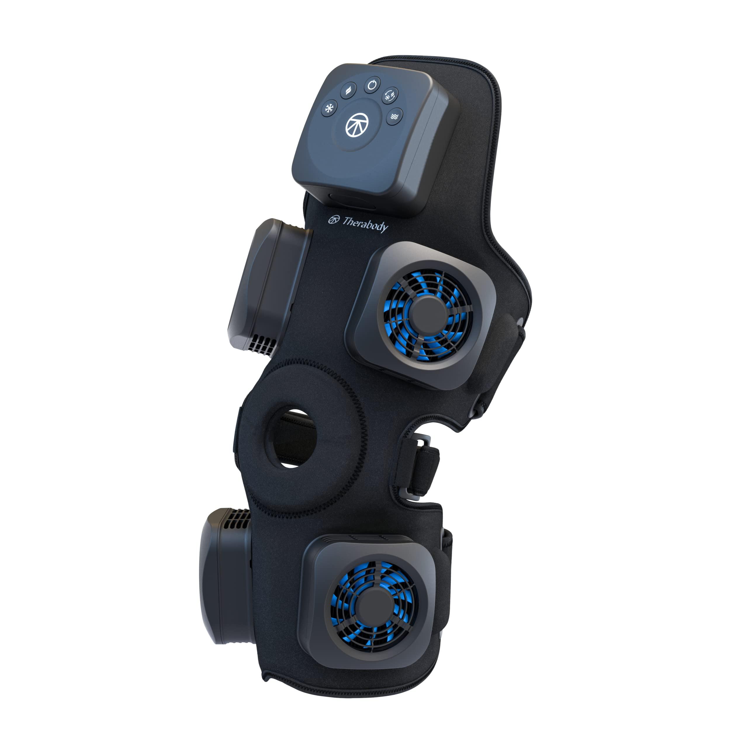 TheraGun TheraGun RecoveryTherm Knee - Contrast Therapy Wrap - Hot & Cold Vibration Wrap for Athletes - Advanced Contrast Therapy for Knee Pain Relief Wrap with Cryothermal Technology - One Size Fits All