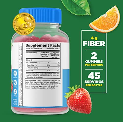 Lifeable Lifeable Sugar Free Preciotic Fiber Kids + Vitamin D Kids, Gummies Bundle - Great Tasting, Vitamin Supplement, Gluten Free, GMO Free, Chewable Gummy