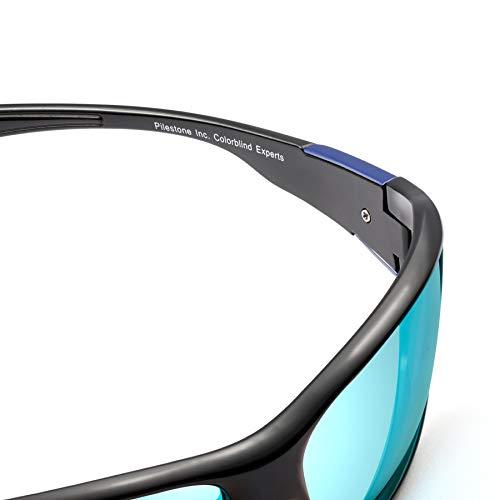 Pilestone Pilestone TP-017 Lens A Color Blind Glasses Sporty Style for Mild/Moderate Red-Green Blindness Indoor/Outdoor Use