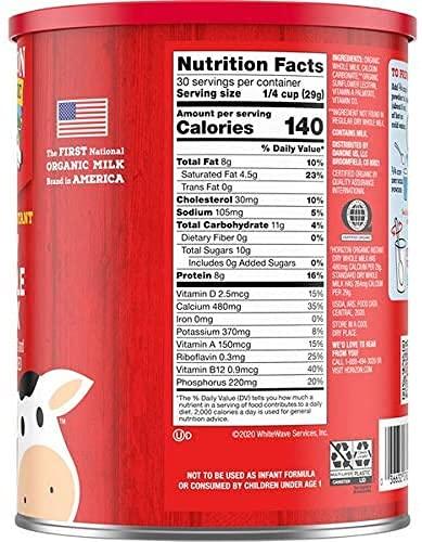 Costco Costco Organic Dry Whole Milk 30.6OZ (1.91lbs) 1.91 Pound (Pack of 3)