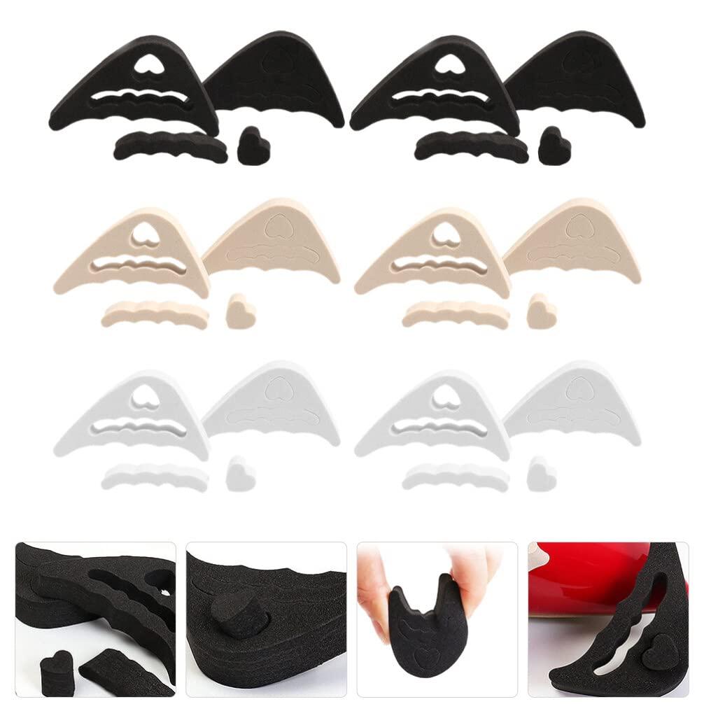 Beaupretty 6 Pairs Insole Shoe Toe Filler Inserts for High Heel Shoes Toe Inserts for Shoes Too Big Too Big Shoe Toe Plugs Toe Filler Inserts for Shoes Too Big Shoe Toe Inserts Shoe Filler