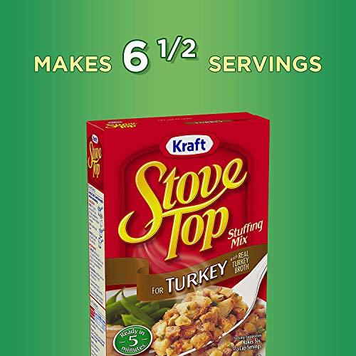 Stove Top Stove Top Stuffing Mix, Turkey, 6 Ounce (Pack of 2)