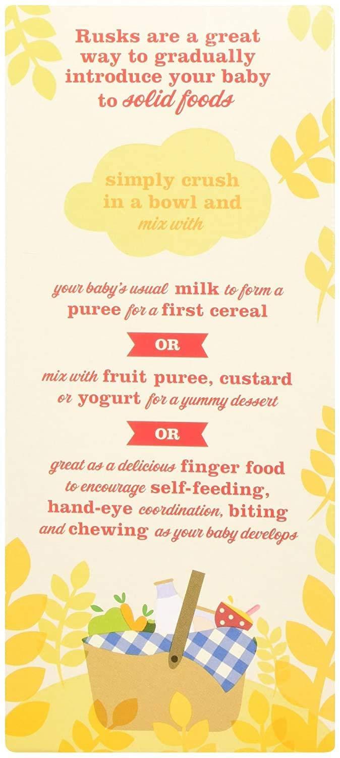 Heinz Farley\'s Rusks Original Biscuits 300g Made from the finest baby grade ingredients. A great way to gradually introduce your baby to solid foods. Packed with 7 key vitamins and minerals