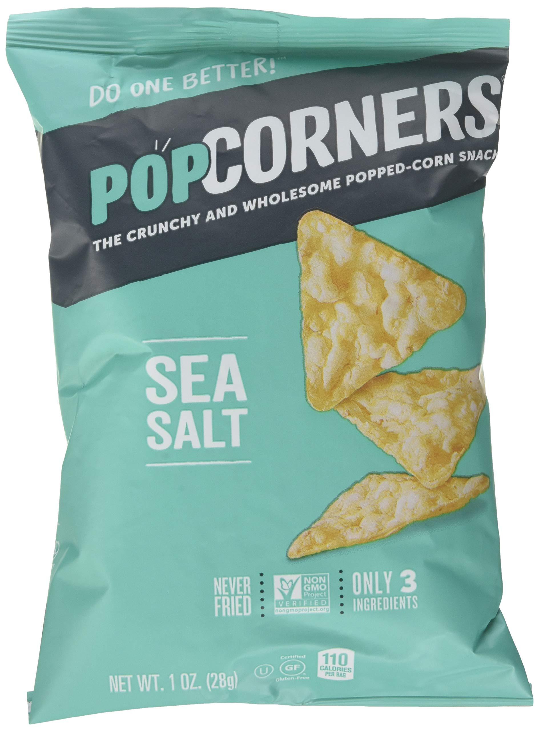 Popcorners Popcorners Sea Salt Popcorn Chips 1.1 oz. (Pack of 8)