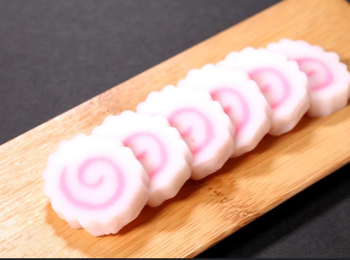 Generic Generic Yamasa Narutomaki | Japanese Fish Cake | Kamaboko Surimi for Ramen & Udon (Pack of 6, 6oz)