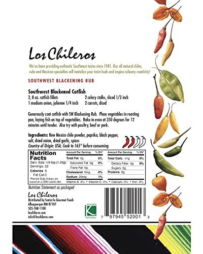 Los Chileros Los Chileros Southwest Blackening Rub, 1 Ounce (Pack of 12)