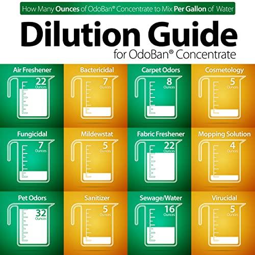 OdoBan OdoBan Disinfectant Concentrate and Odor Eliminator, 2 Gallons, Fresh Linen Scent