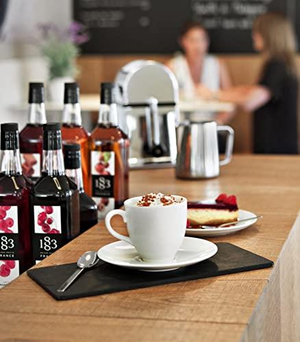 1883 Maison Routin France 1883 Orange Syrup - Flavored Syrup for Hot & Iced Beverages - Gluten-Free, Vegan, Non-GMO, Kosher, Preservative-Free, Made in France | Glass Bottle 1 Liter (33.8 Fl Oz)