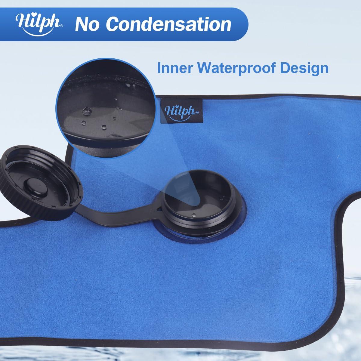 Hilph Hilph Knee Ice Pack Wrap with 2 Gel Pad and Ice Bag for Knee Injuries Reusable