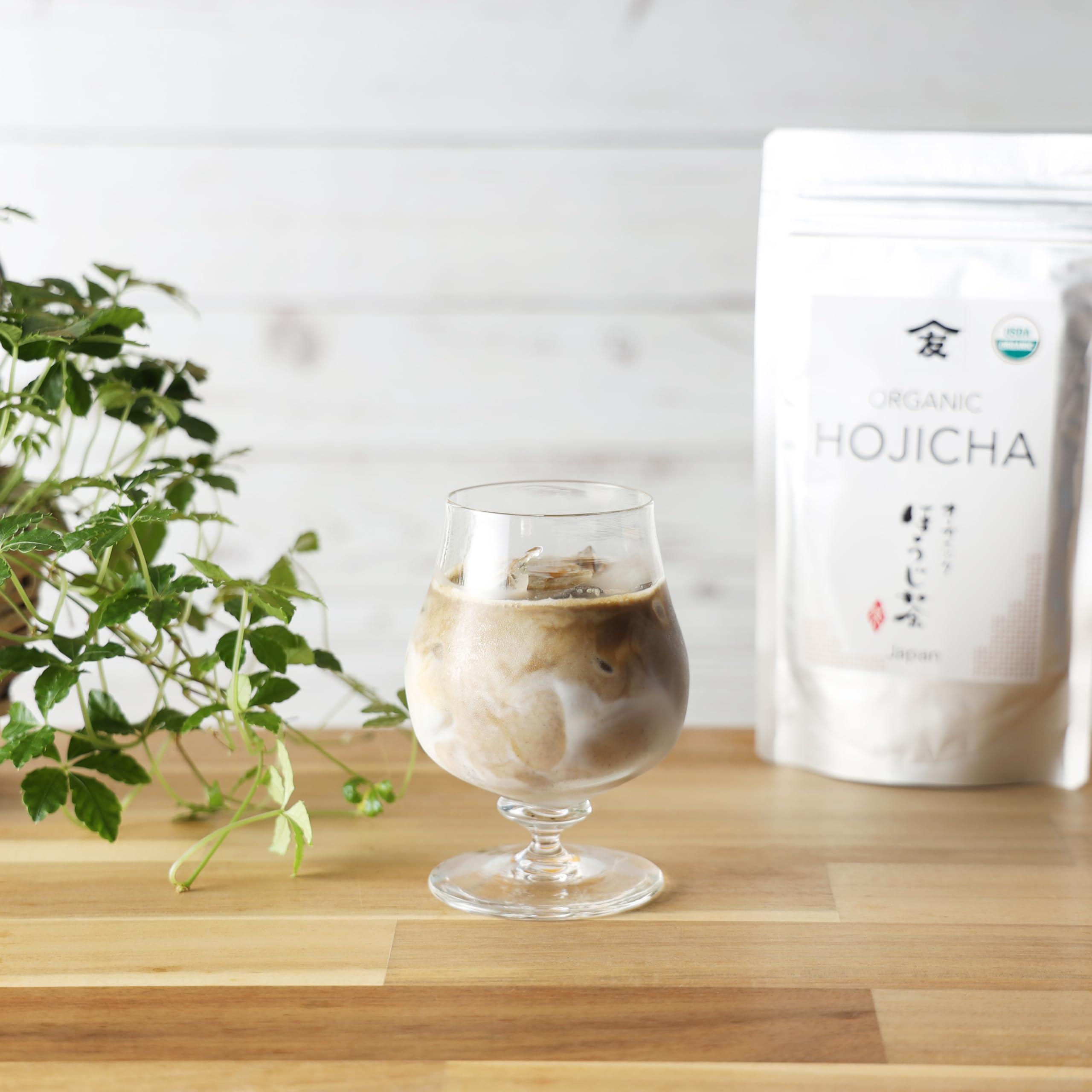 TOMOSAN TOMOSAN Hojicha Tea - Japanese Organic Loose Leaf Premium Green Tea - Roasted Kukicha & Sencha Blend, Low Caffeine, USDA Certified, Uji-Kyoto, 100g/3.5oz