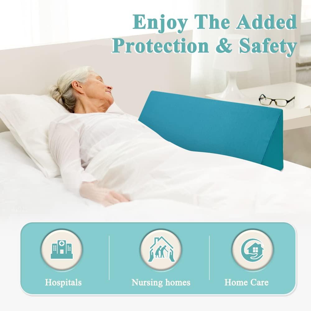 KAAMOS Bed Rails Foam Bolsters Bed Guard Rails for Elderly Adults Bed Railing Foam Safety Bed Side Rails Pads for Seniors Hospital Bedrail Foam Roll Control Bolster Medical Wedge Cushions Bed Bumper (1 Pcs)