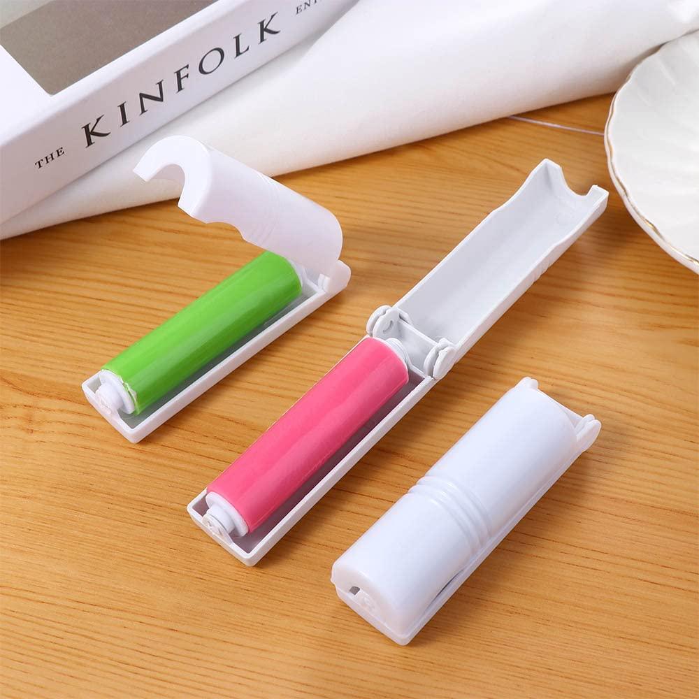 Generic Lint Rollers Reusable Washable Sticking Roller Lint Remover Household Cleaning Tools for Clothes Pet Hair Remover Dust Cleaner(Blue)