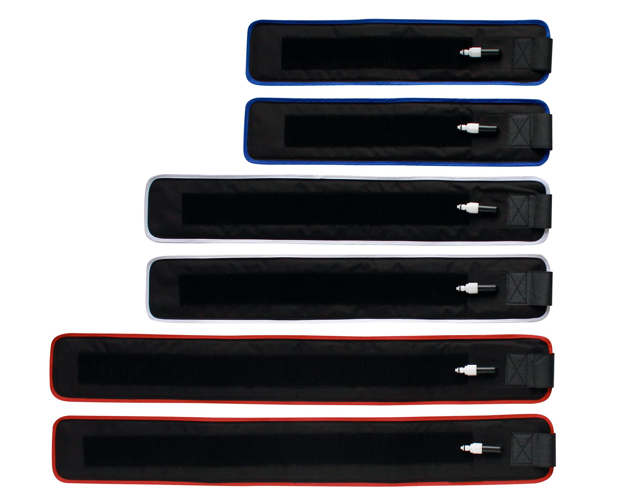 BFR Therapy Blood Flow Restriction Cuffs (BFR) Training Therapy Occlusion Restriction Cuffs with mmHg Monitor and Pump