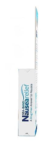 Sea-Band Sea-band Anti-Nausea Acupressure Wristband for Motion & Morning Sickness - 1 Pair Red