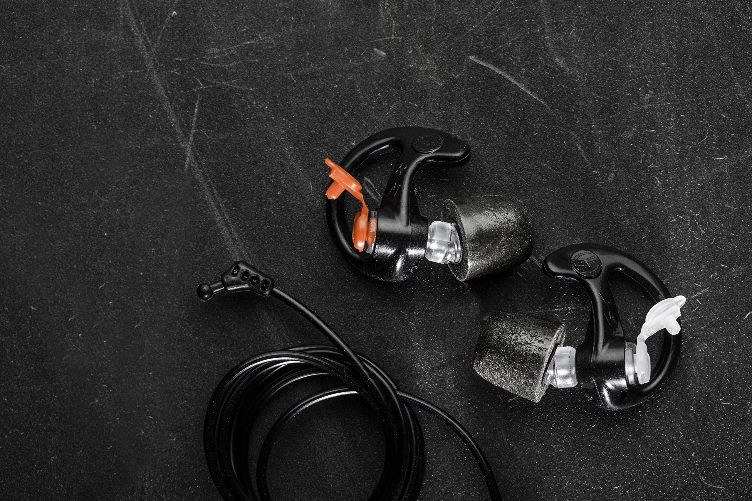 SureFire SureFire EP7 Sonic Defenders Ultra filtered Earplugs w/ Comply Canal Tips, reusable, Black, Medium