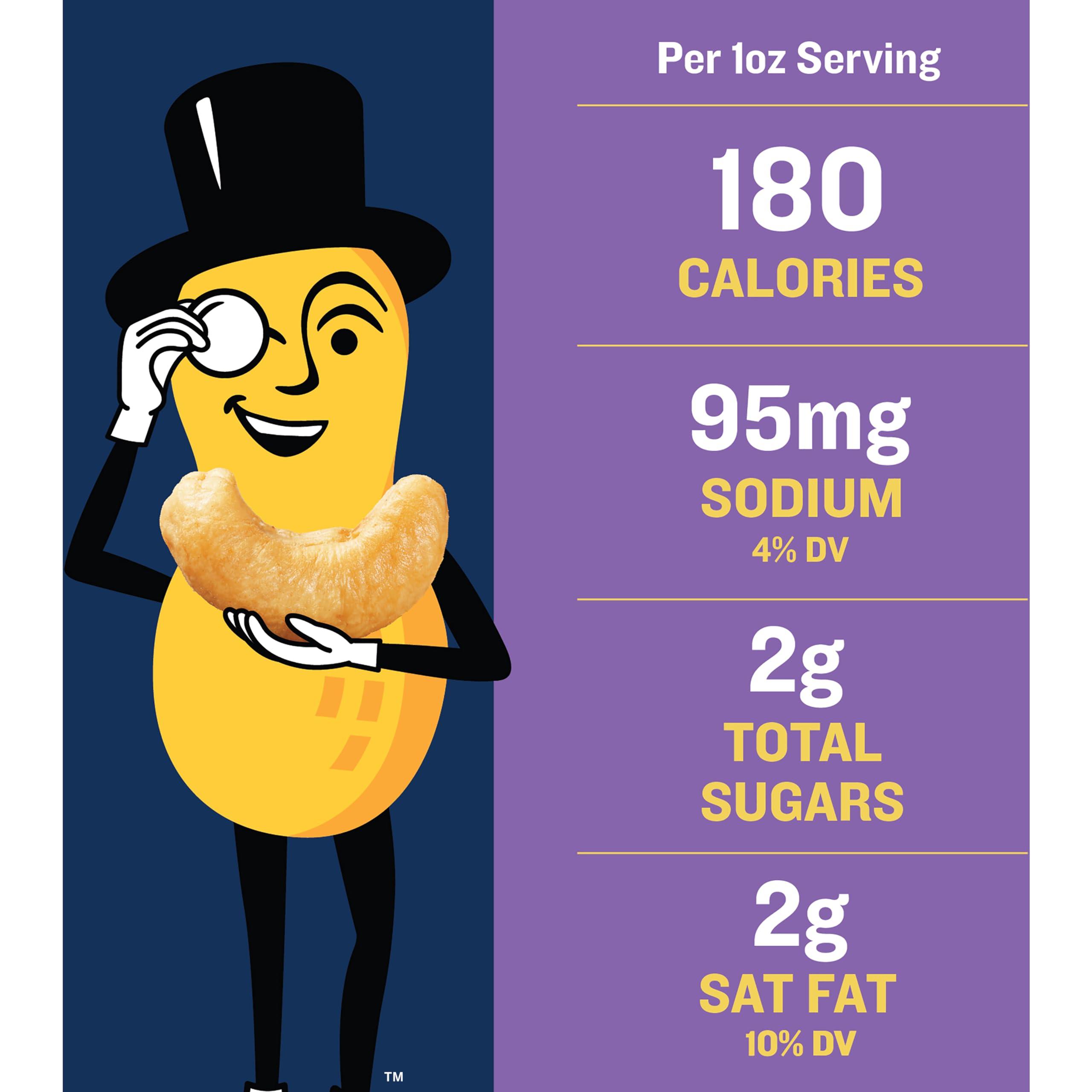 Planters PLANTERS Deluxe Salted Mixed Nuts, Roasted Cashews, Almonds, Pecans, Pistachios, and Hazelnuts, Party Snacks, Plant-Based Protein, Quick Snack for Adults, After School Snack, 34oz Container