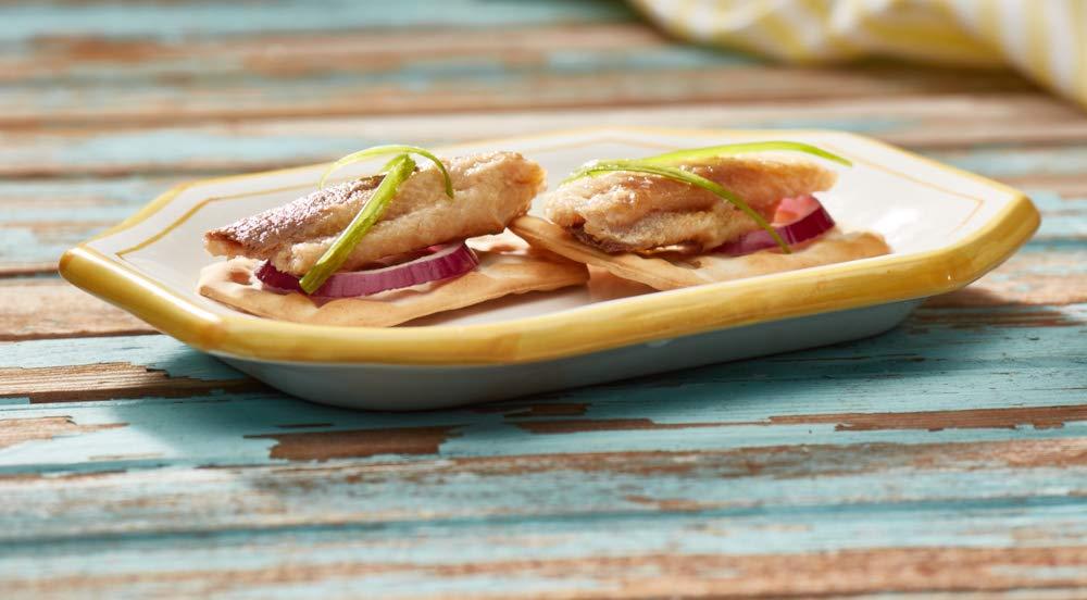 SEASON Season Anchovies in Olive Oil – Flat Anchovy Fillets, Wild Caught Fish, Keto Snacks, Canned Anchovies, Rich in B Vitamins, Low in Mercury, Kosher, Non-GMO, 600mg of Omega-3 – 4.2 Oz Glass Jar, 6-Pack