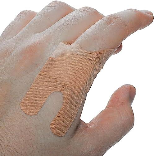 Vakly Adhesive Fabric Knuckle Bandages [Pack of 300] Sterile Heavy Woven Flexible Breathable Adhesive Bandages with Non-Stick Pad 3 x 1.5 (300)
