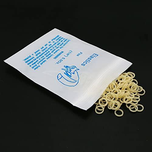 N\\C Dental Orthodontic Elastics Rubber Latex Bands Ties Braces 5.0oz Zoo Pack 10Packs 1000Pcs (Fox 1/4" 5.0oz)