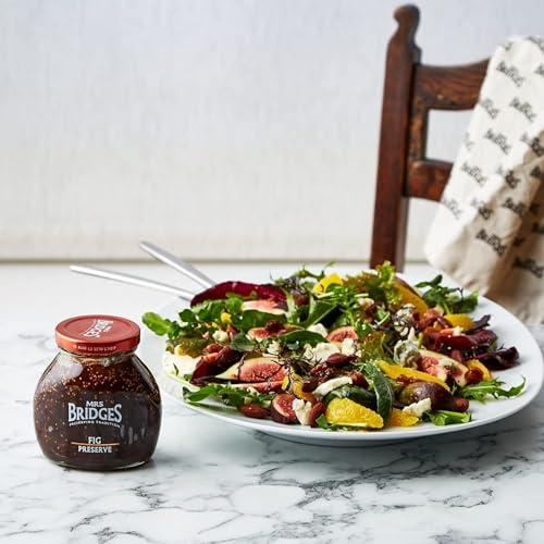 MRS BRIDGES Mrs Bridges Fig Preserve, Made in Scotland, 12oz Jar (Pack of 1)