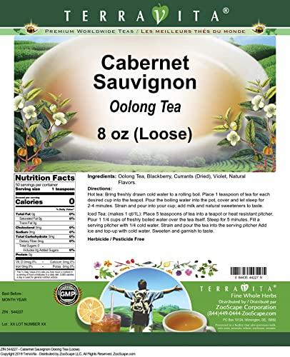 TerraVita Cabernet Sauvignon Oolong Tea (Loose) (8 oz, ZIN: 544227) - 2 Pack