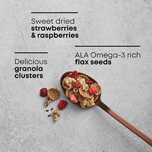 Nature's Path Nature's Path Organic Flax Plus Red Berry Crunch Cereal, 10.6 Ounce (Pack of 6), Non-GMO, 25g Whole Grains, with Omega-3 Rich Flax Seeds
