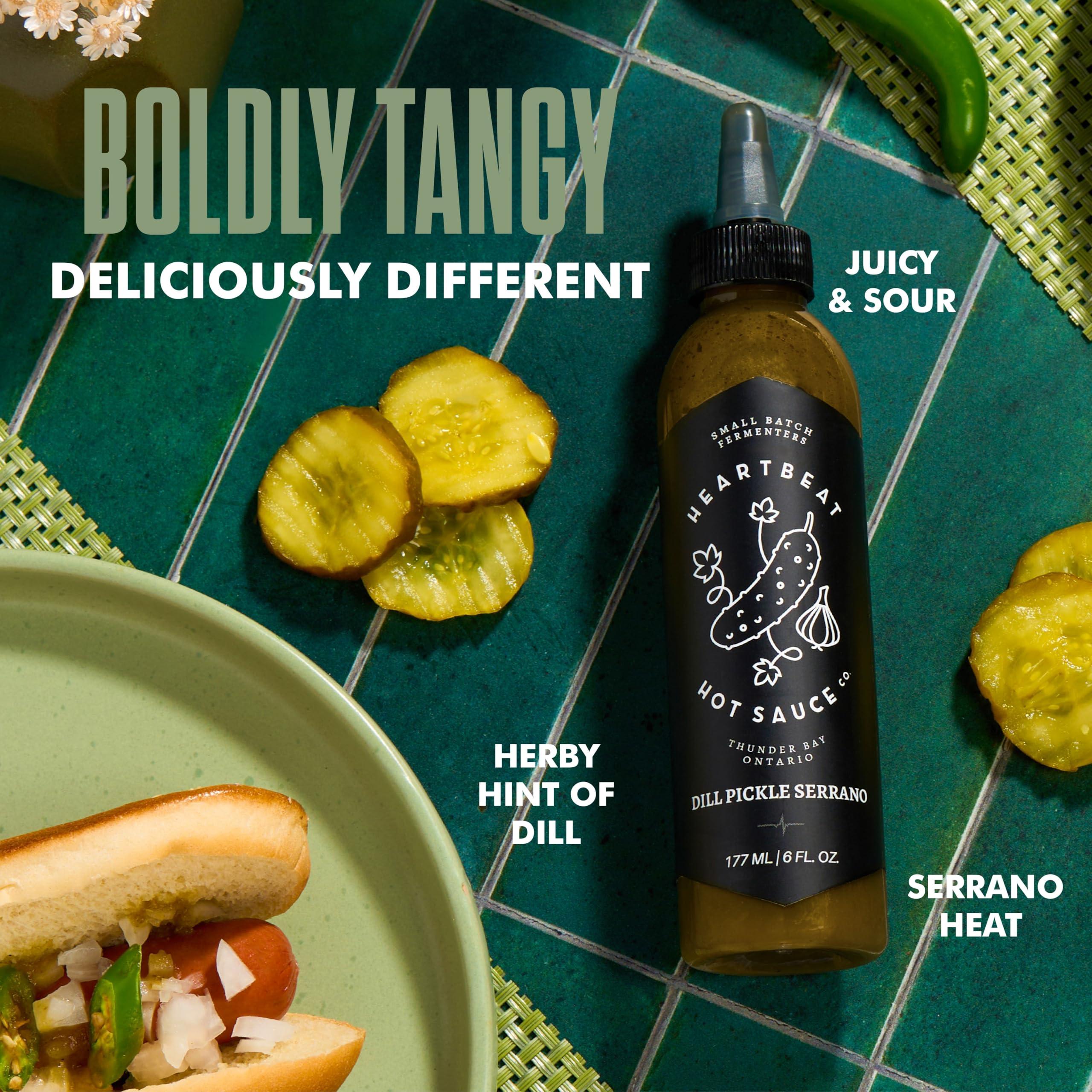 Heartbeat Hot Sauce Heartbeat Hot Sauce Co. | Dill Pickle, 6 oz.
