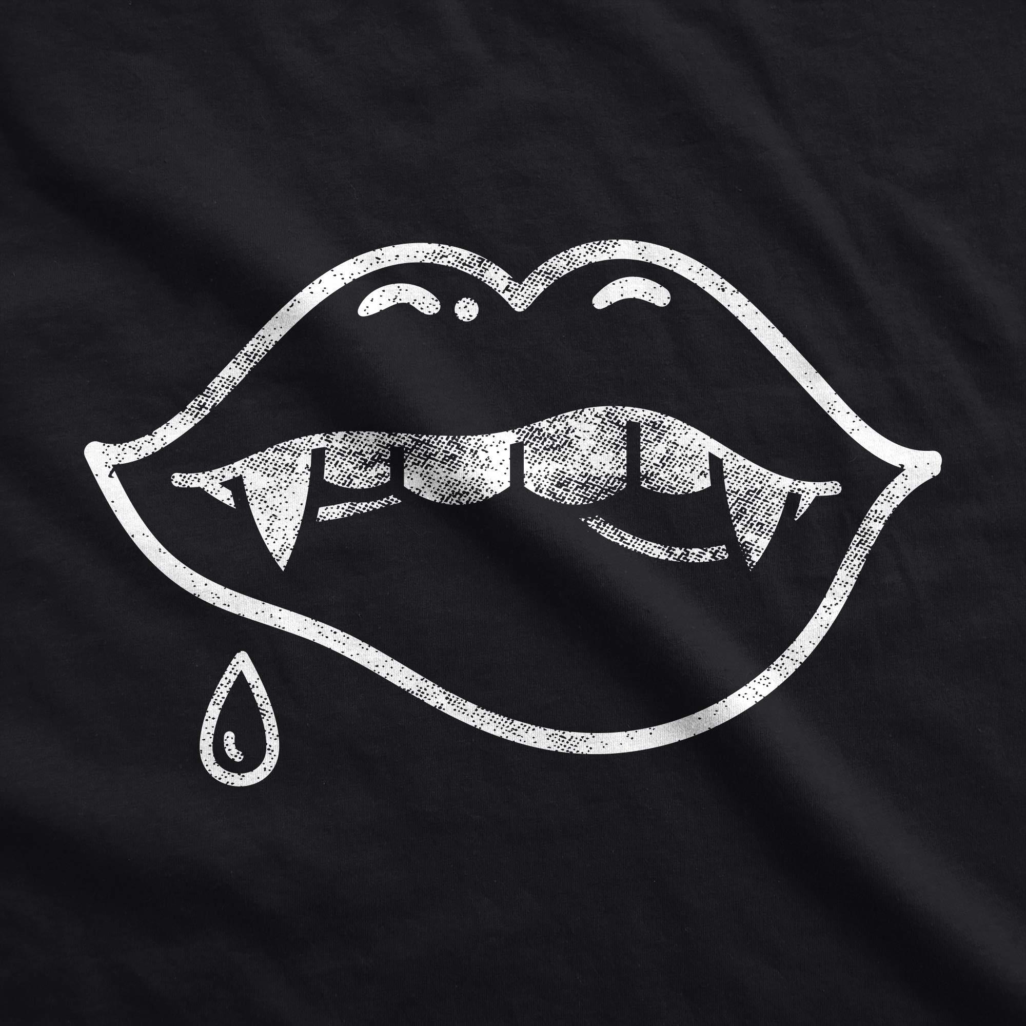 Crazy Dog T-Shirts Sexy Vampire Face Mask Funny Halloween Fangs Graphic Nose And Mouth Covering Funny Masks for Adults Halloween Funny Adult Humor Novelty Masks for Adults Black 6 Pack