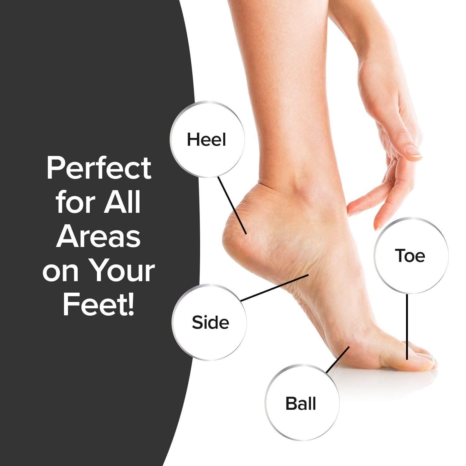 PediVac PediVac As Seen On TV Electric Callus Remover + Built-In Vacuum Sucks Up Shavings,Gently Removes Calluses & Dry Skin in Seconds, Mess-Free, Spins at 2000 RPMs, LED Light, 2 Speed Settings, 3.5\"x 2.5\"