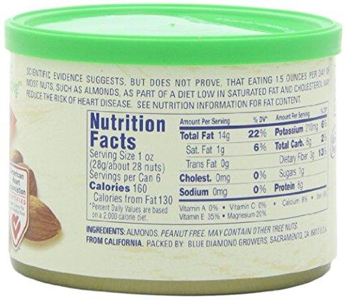 Blue Diamond Almonds Blue Diamond Whole Natural Almonds 6 ounce ( 6 Pack )