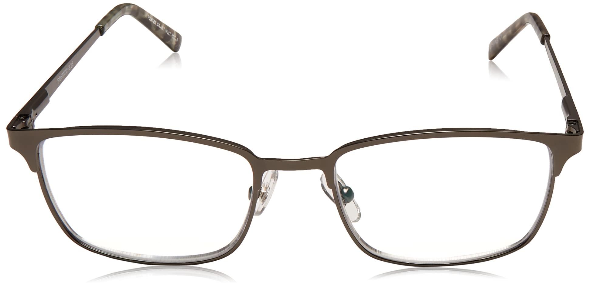 Foster Grant Foster Grant Braydon Multifocus Reading Glasses With Anti-Reflective Glasses Coating, Men