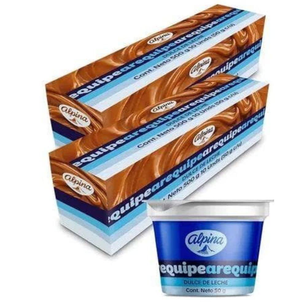 RUUFE Arequipito alpina (20 pack - 1.7oz each) Arequipe Colombiano colombian snack dulce colombiano Arequipe colombiano colombian food