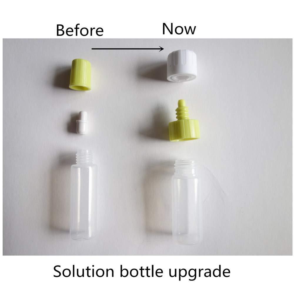 Erewa 4 Pack Colorful Contact Lens Case Kit with Mirror Durable, Compact, Portable Soak Storage Kit