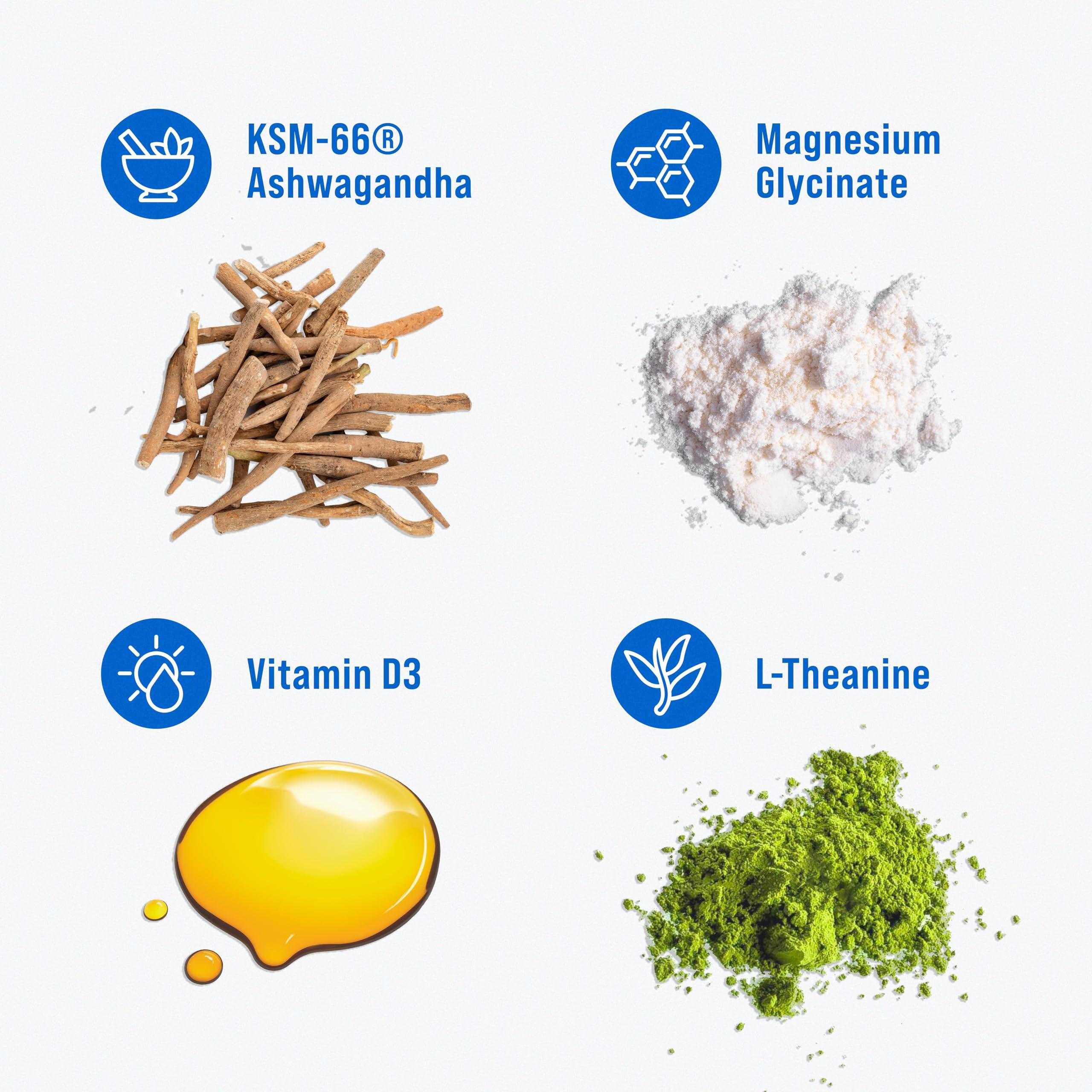 Nello Nello Supercalm Powdered Drink Mix, Blue Coconut, L Theanine, Ksm-66 Ashwagandha, Magnesium Glycinate, Vitamin D 3, Supplements for Relaxation & Focus, No Sugar, Non GMO, Vegan, On The Go, 30 Srvgs